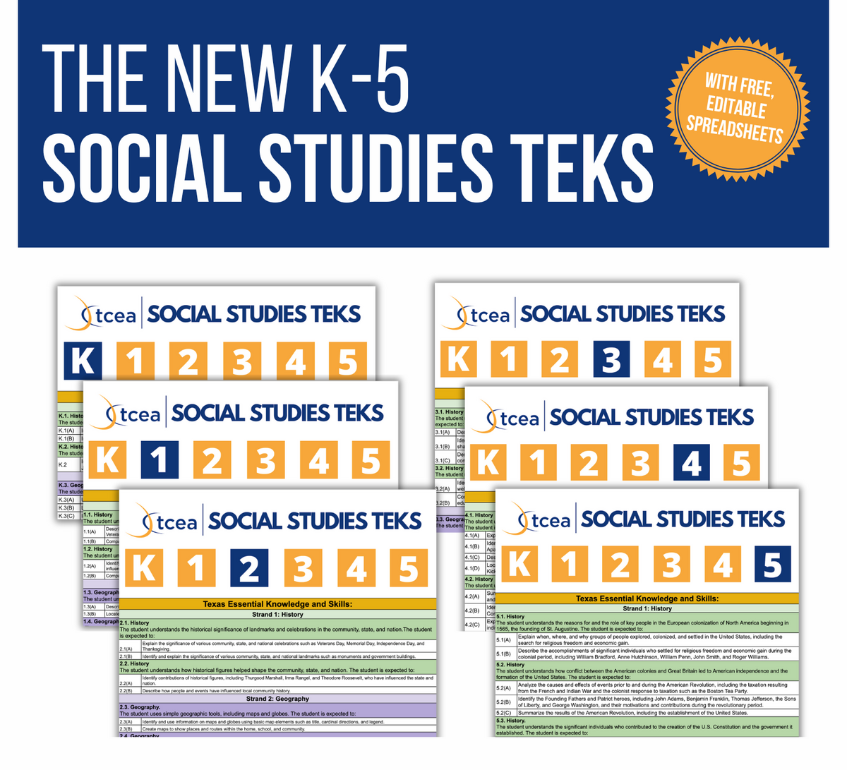 The New K 5 Social Studies TEKS And Free Editable Spreadsheets TCEA TechNotes Blog The New K 5 Social Studies TEKS And Free Editable Spreadsheets TCEA TechNotes Blog