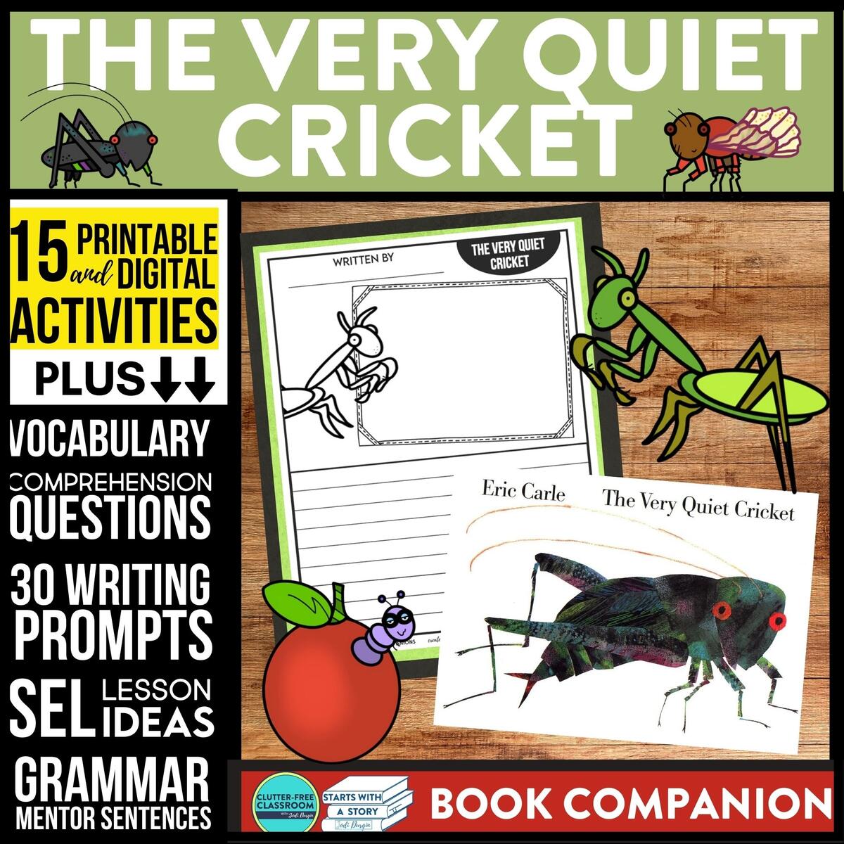 The Very Quiet Cricket Activities And Lesson Plans For 2026 Teaching With Jodi Durgin And Company