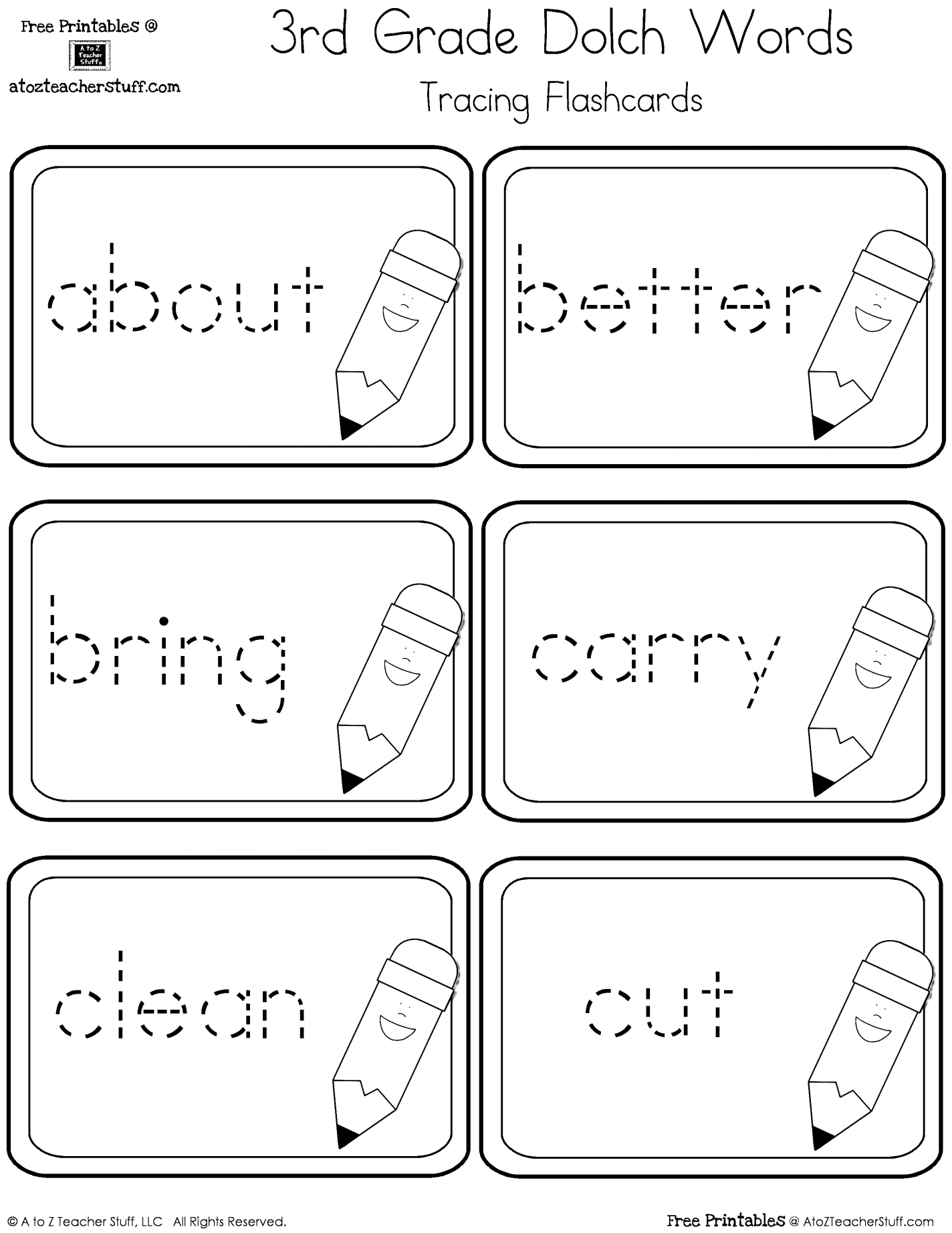 Sight Words Worksheet Trace Color Write Pre K Activity Printable Etsy