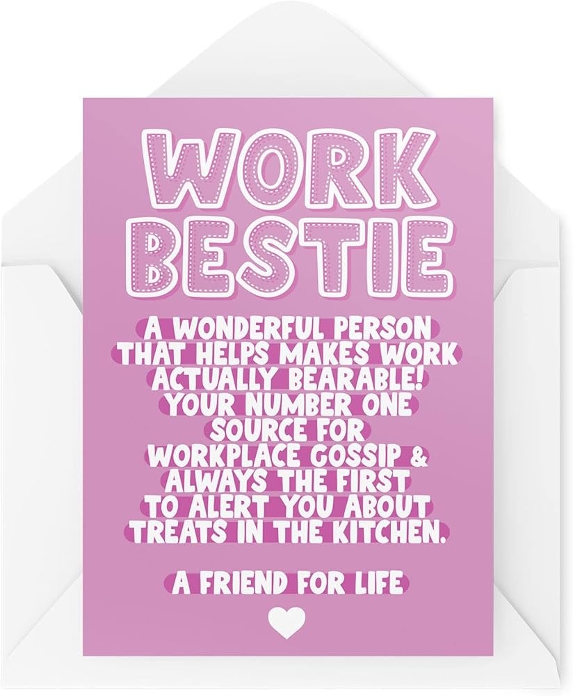 Tongue In Peach Bestie Card For Work Office Colleagues Best Friend Birthday Maternity Farewell Work Miss You Congratulations New Job CBH1403 Amazon De Stationery Office Supplies Tongue In Peach Bestie Card For Work Office Colleagues Best Friend Birthday Maternity Farewell Work Miss You Congratulations New Job CBH1403 Amazon De Stationery Office Supplies