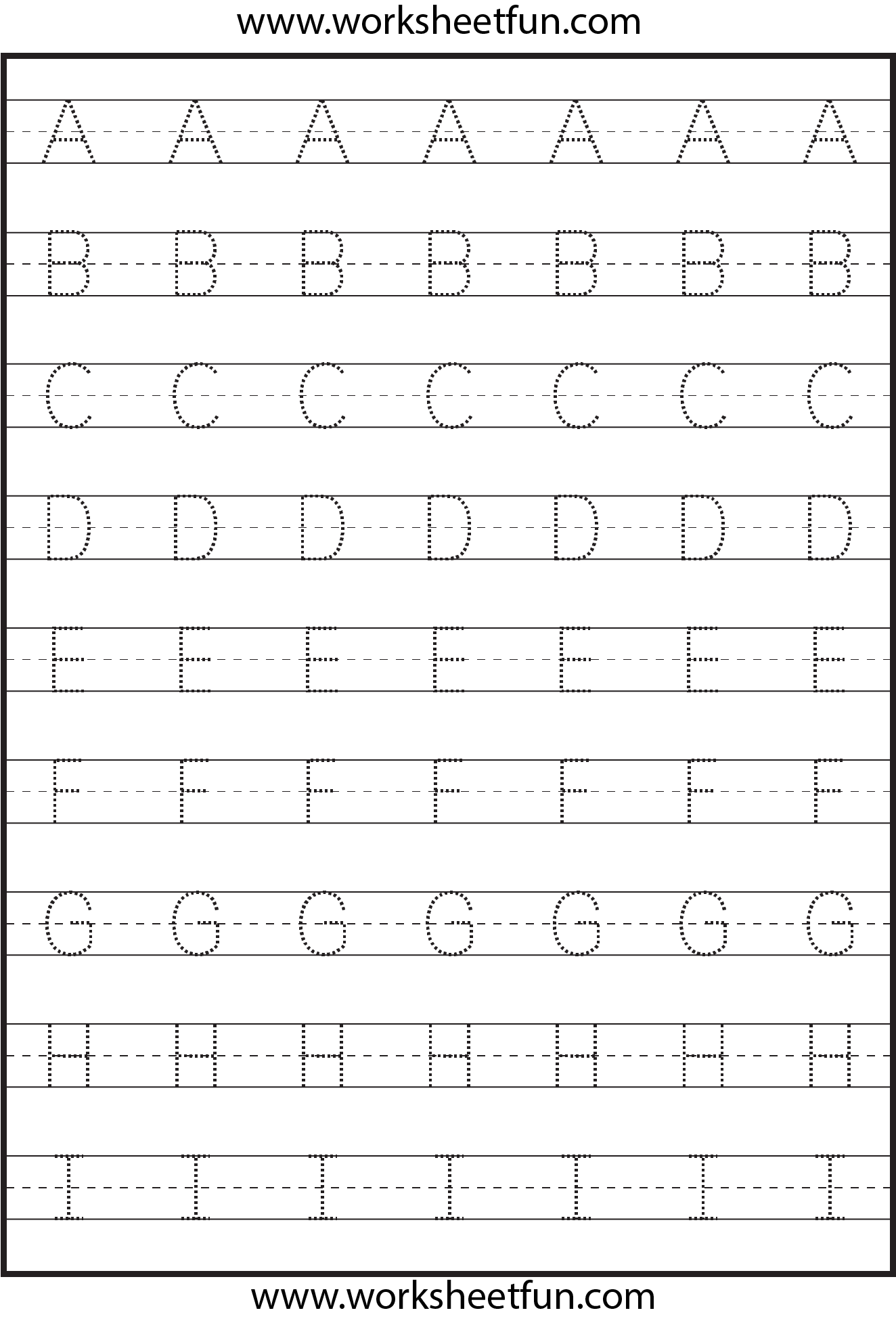 Letter Tracing Worksheet Train Theme FREE Printable Worksheets Worksheetfun
