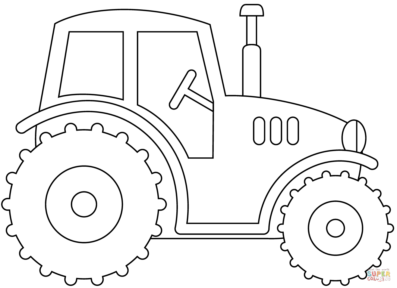 Tractor Coloring Page Free Printable Tractor Coloring Page Free Printable