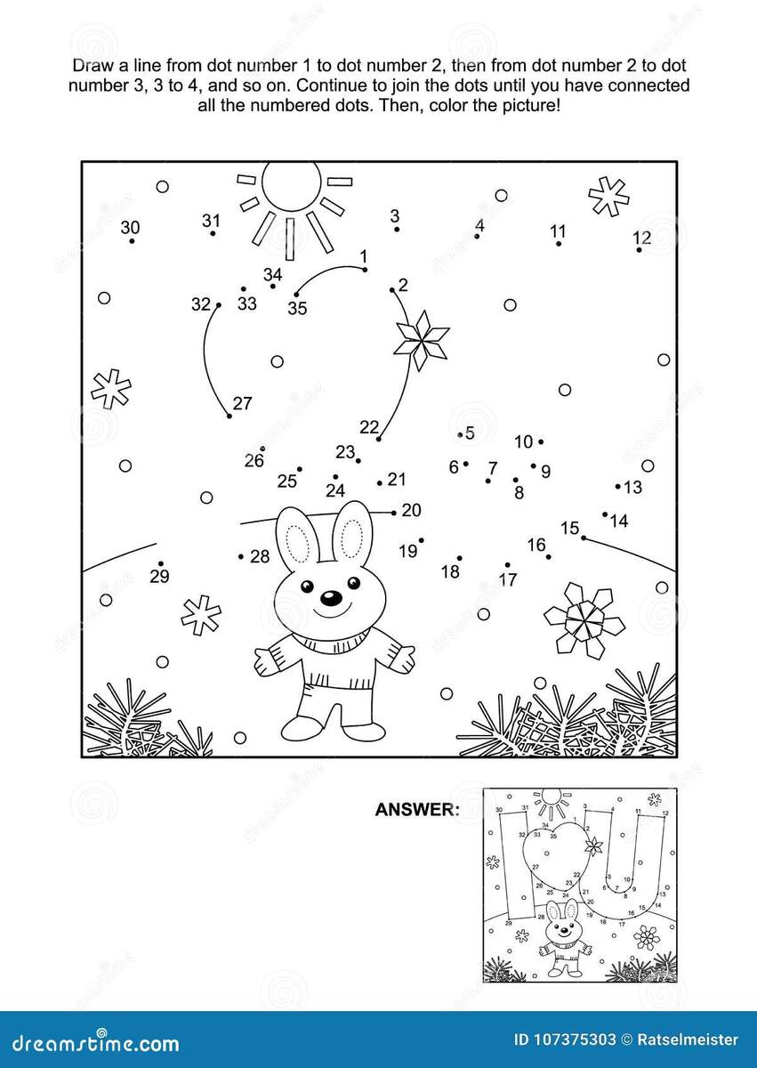 Valentine S Day Dot To Dot And Coloring Page With I Love You Hidden Message Stock Vector Illustration Of Connect Love 107375303