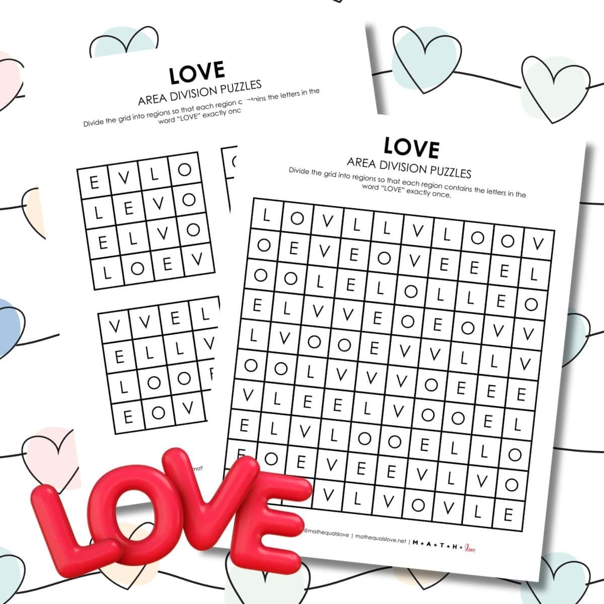Valentine S Day Math Love Valentine S Day Math Love