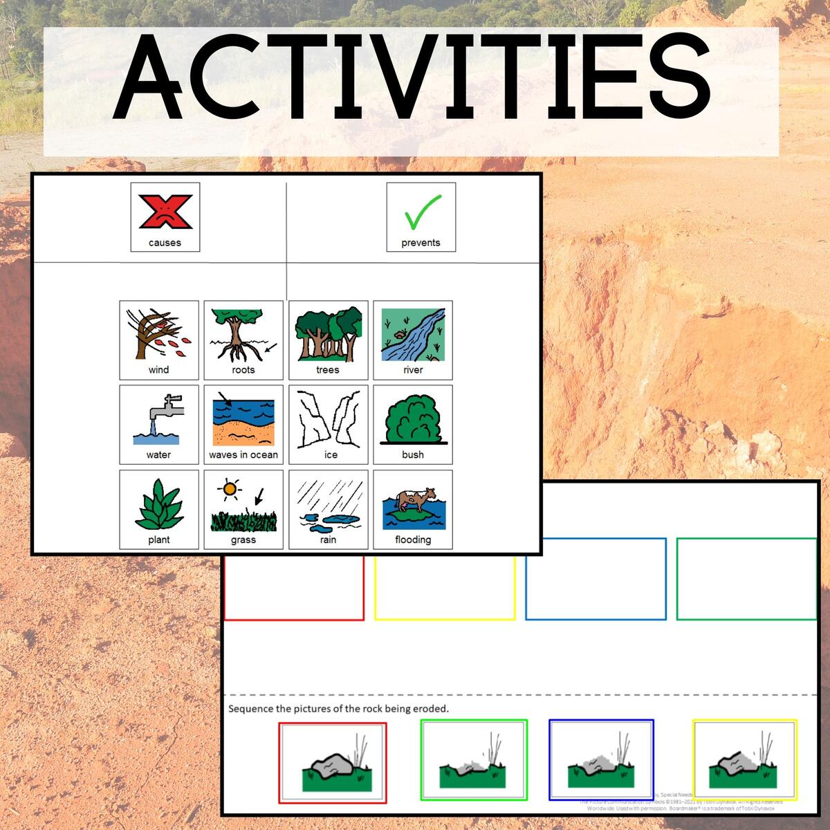 Weathering And Erosion Worksheets Erosion Experiment Special Education Science Special Needs For Special Kids Erosion Science Experiment With Grass