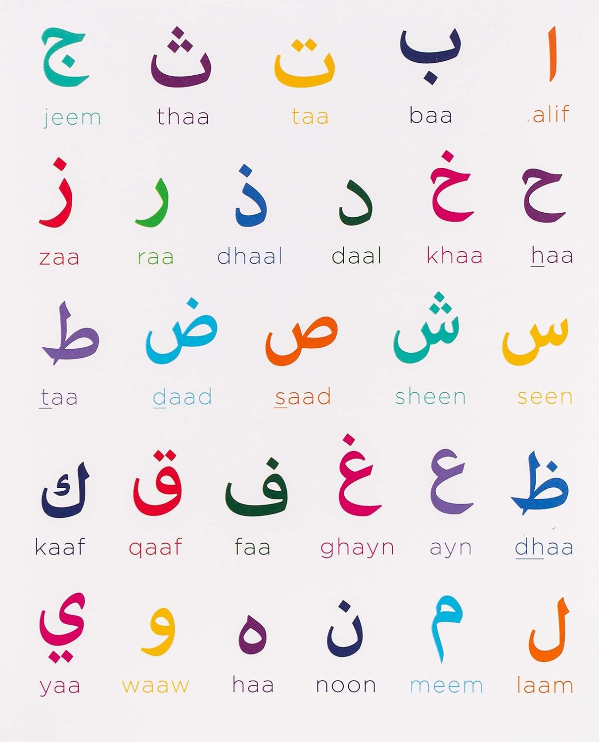 Wide Ruled Arabic Alphabet Notebook With 75 Sheets Brunei Ubuy