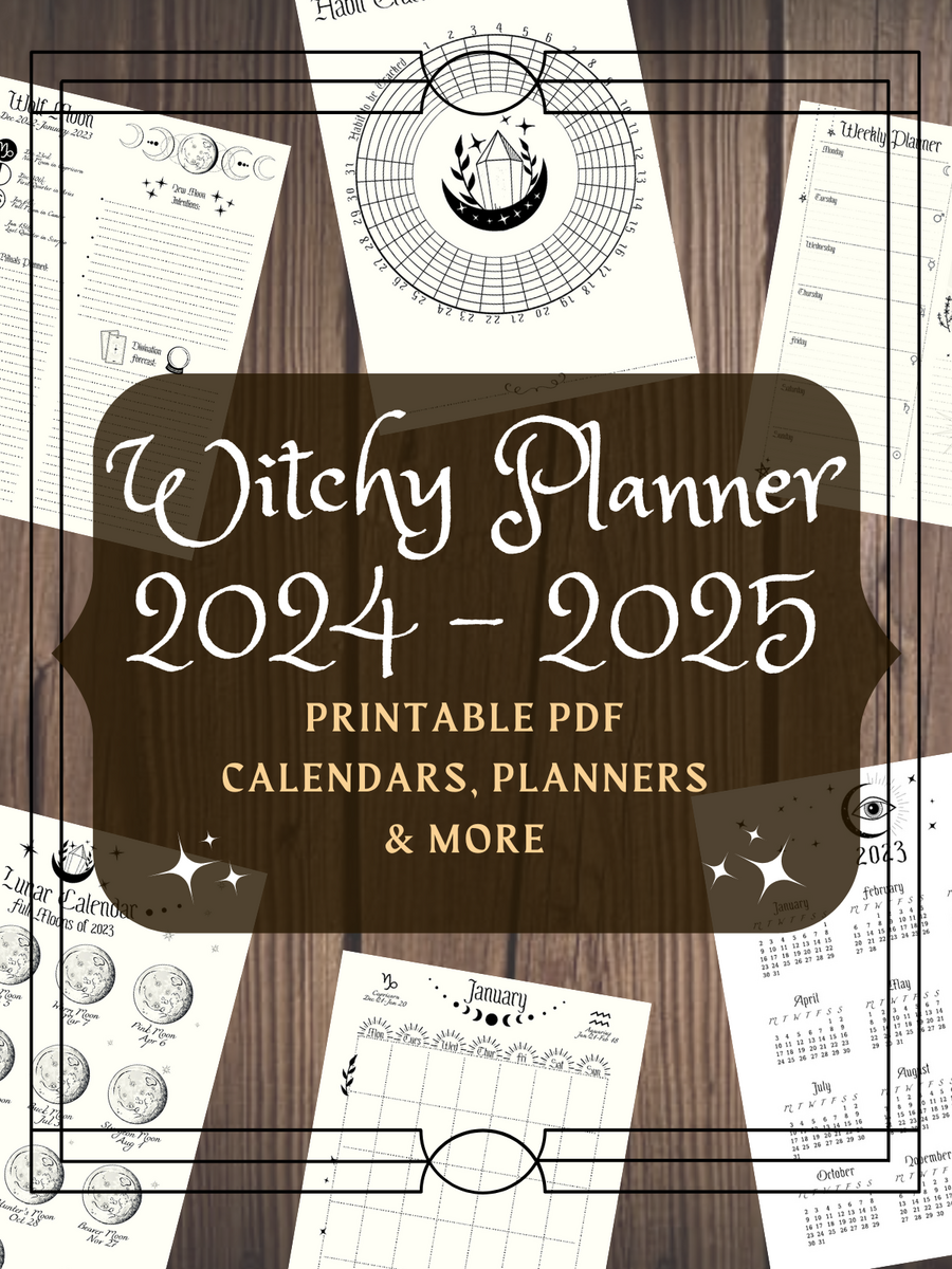 Witchy Planner PDF 2025