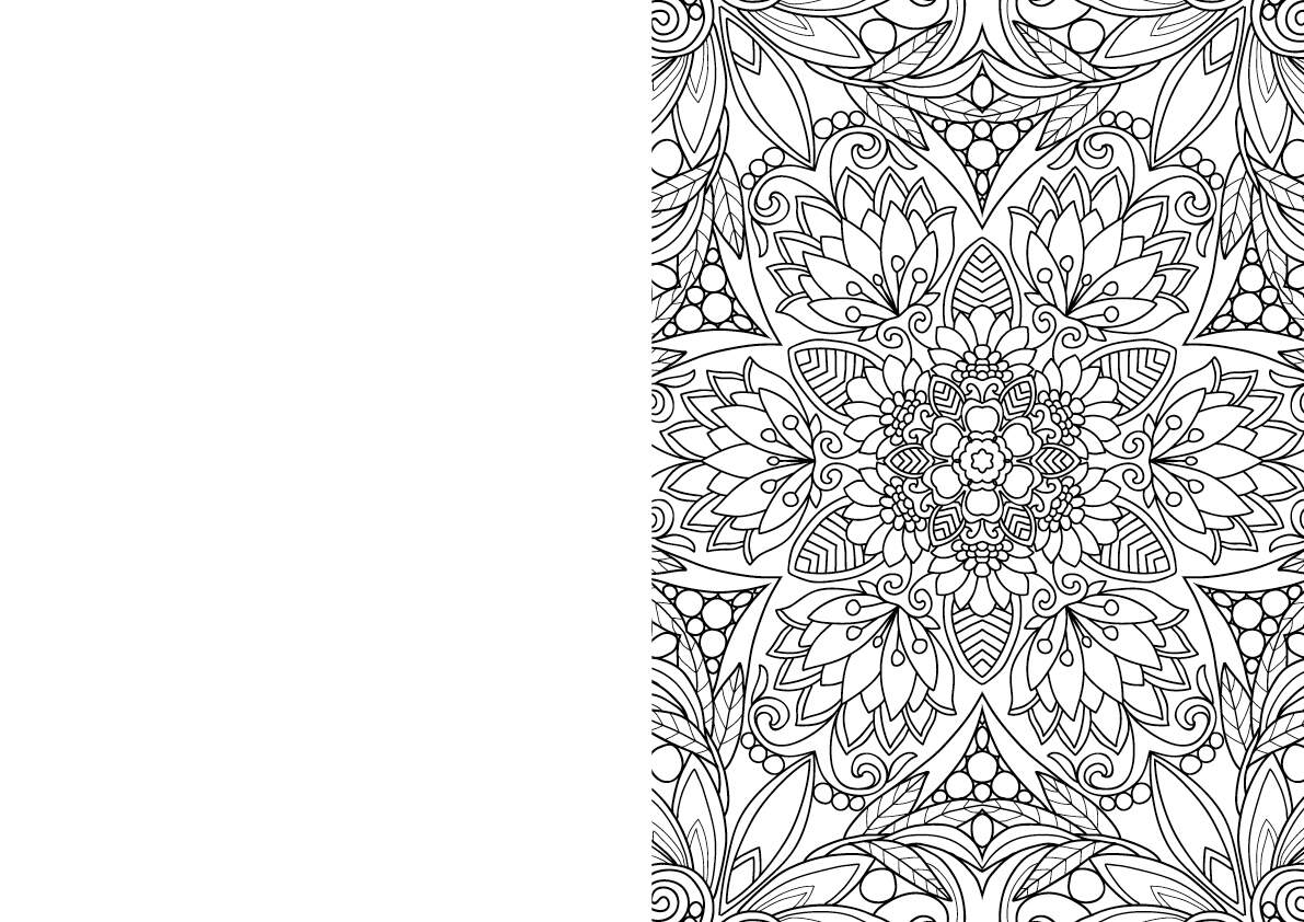 Printable Zen Floral Coloring Weekly Planner Undated PDF Download Etsy